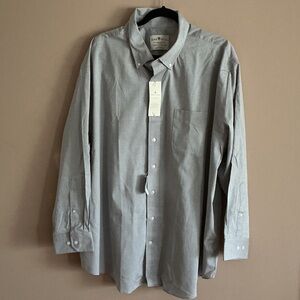 NWT Oak Hill  Men's Classic Gray Casual Shirt Classic Fit